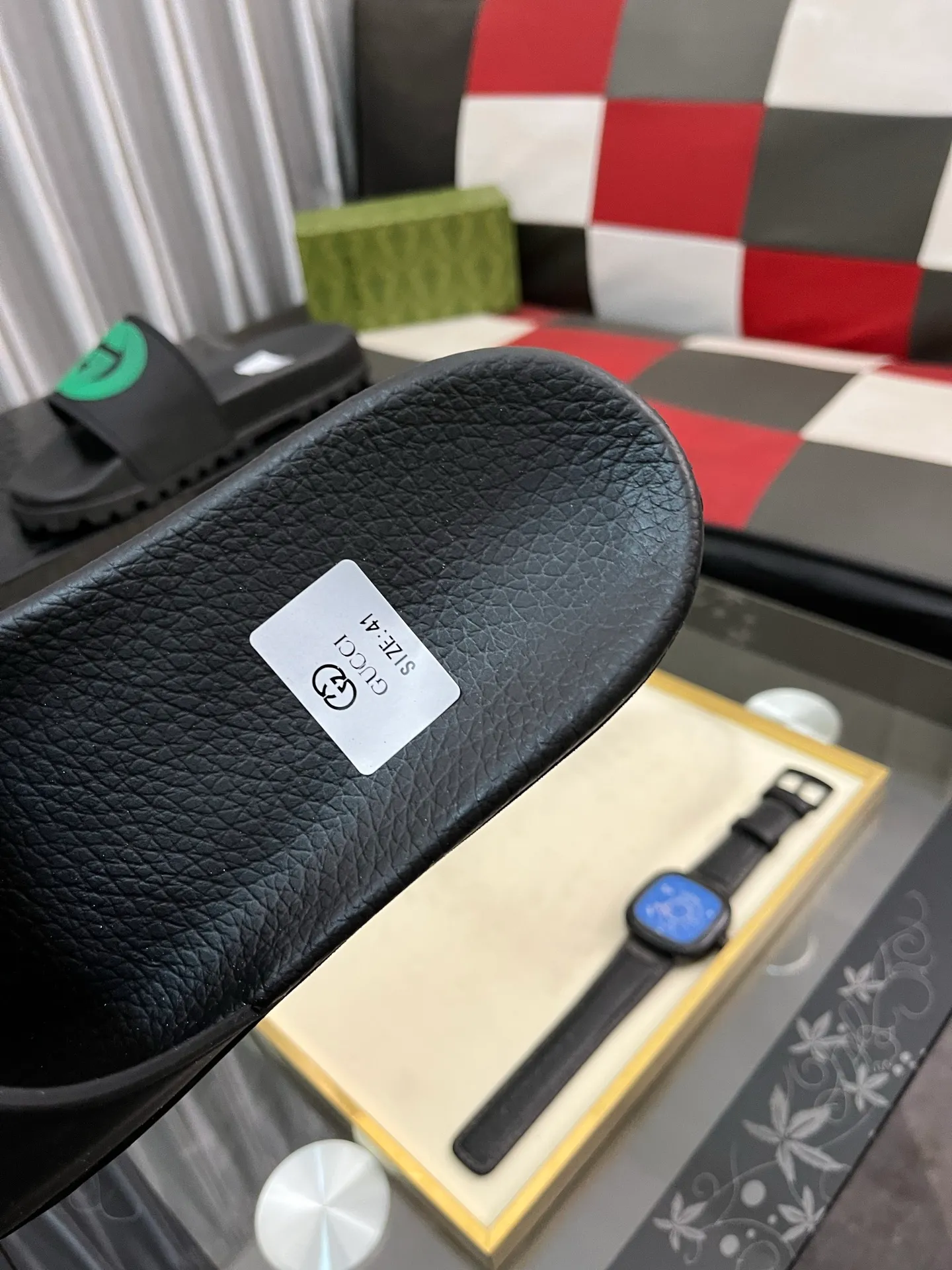 Men's men's shoes💰260⌚️⌚️ＧＵＣＣＩ.Gucci.Official website 1:1 popular slippers hot sale! Original original material 🩴 SIZE: 38-46 (45.46 non-refundable)